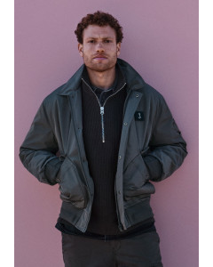 Carlo Satin Flight Bomber