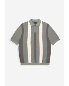 Delvin Knit Stripe Polo